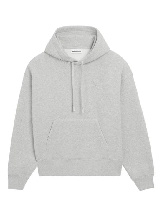  아미 코튼 드 하트 후드 USW7567490951 P26 GREY