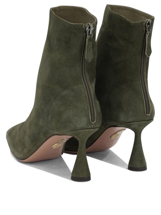 26FW 아쿠아주라 부츠 아모레 75mm  및 앵클  그린 - AQUAZZURA
