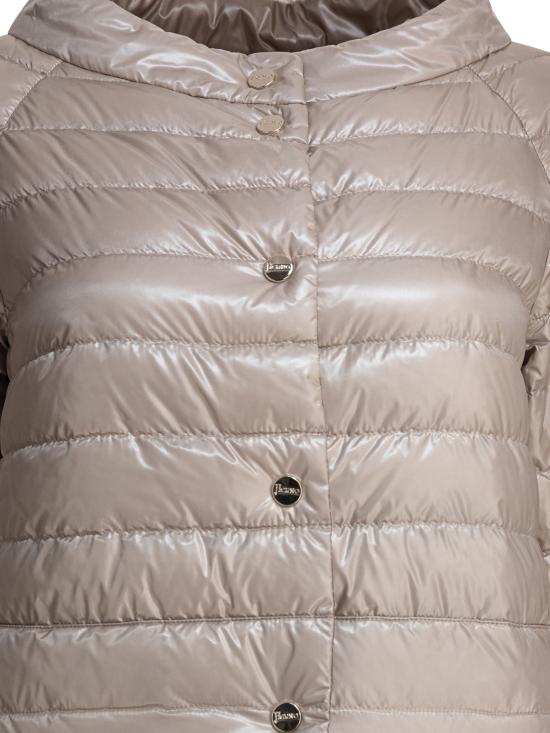 26FW 에르노 하이넥 나일론 퀼팅 패딩 PI0769D12017Z2619 Beige - HERNO
