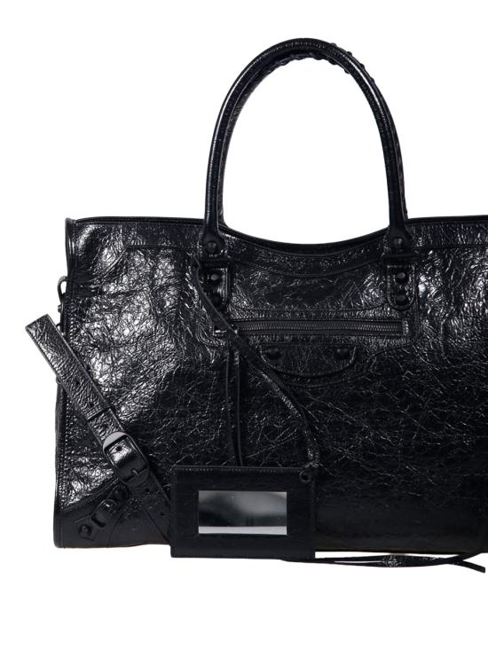 26FW 발렌시아가 르 시티 백 라지 865765 2ACME 1000 BLACK DOM - BALENCIAGA