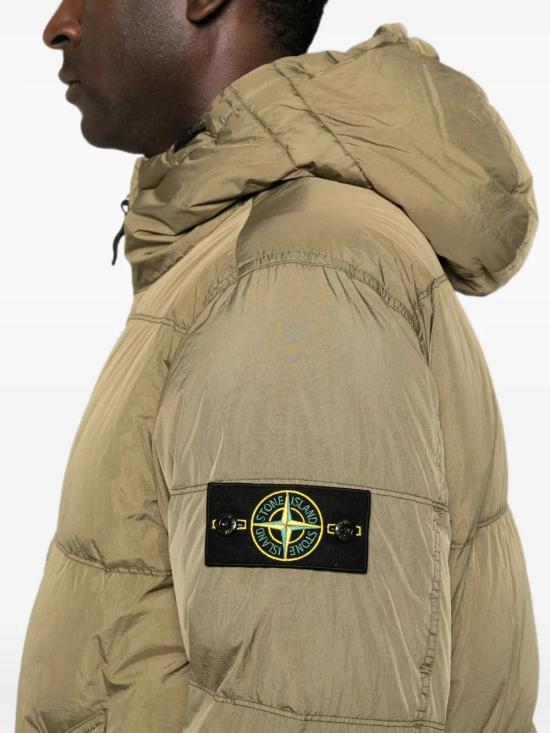 26FW 스톤 아일랜드 크링클 렙스 NY 패딩 재킷 L2S15 4100037 S0A23 V005G MILITARY GREEN DOM - STONE ISLAND