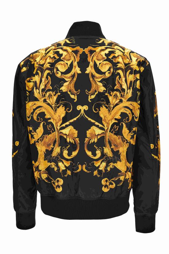 26FW 베르사체 봄버 자켓 79GASD07 CQ20D G89 BLACK GOLD DOM - VERSACE