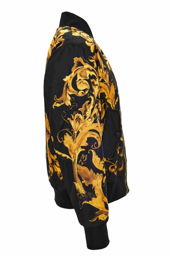 26FW 베르사체 봄버 자켓 79GASD07 CQ20D G89 BLACK GOLD DOM - VERSACE