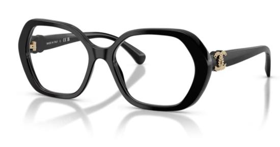 26SS 샤넬 안경 CH3496 C622 56 BLACK - CHANEL