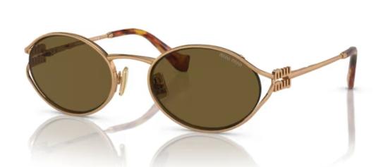26SS 미우미우 선글라스 SMU52YC054E7OE 7OE01T GOLD BROWN - MIU MIU