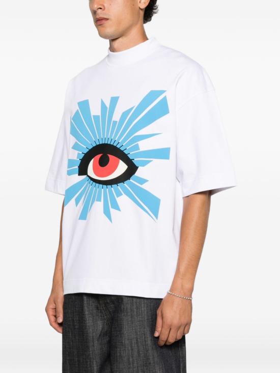 26FW 하우스 오브 에러스 반팔 티셔츠 HEFW26TT09012 0053 WHITE - HOUSE OF ERRORS