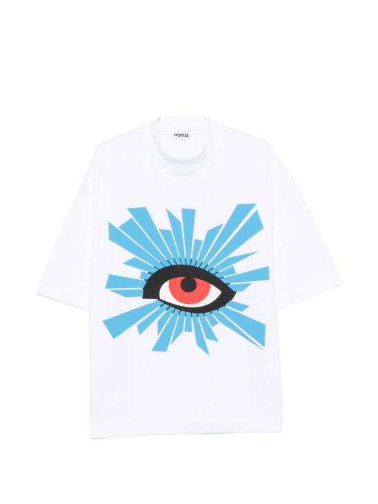 26FW 하우스 오브 에러스 반팔 티셔츠 HEFW26TT09012 0053 WHITE