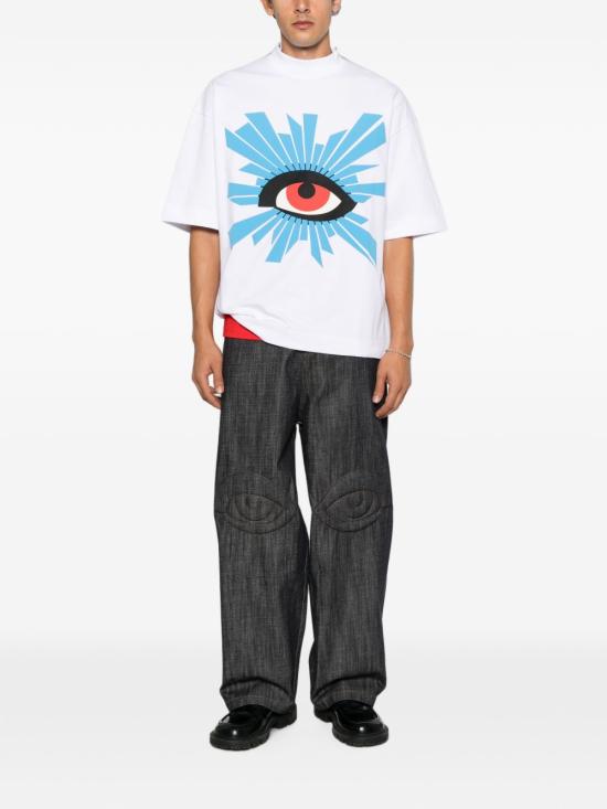 26FW 하우스 오브 에러스 반팔 티셔츠 HEFW26TT09012 0053 WHITE - HOUSE OF ERRORS