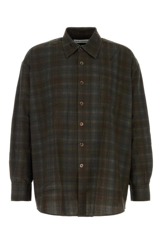 26FW 아워레가시 모어 체크 프린트 보로드 셔츠 M4262BMC MORECHECKPRINT Checked