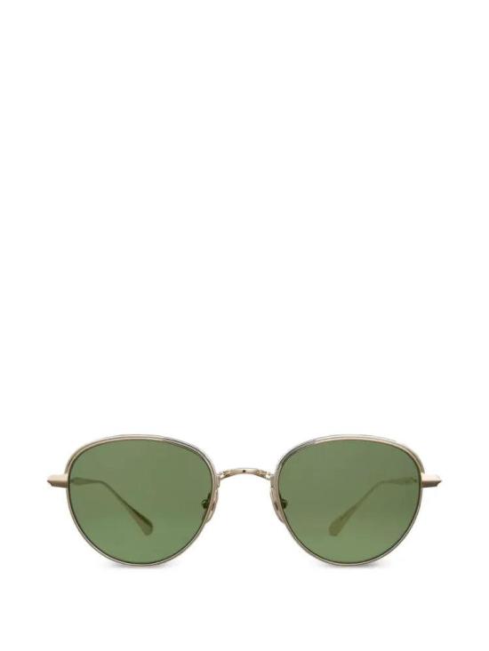26FW 가렛라이트 선글라스 WELLSJSUN RADIANT GOLD SEMI FLAT PURE GREEN 47