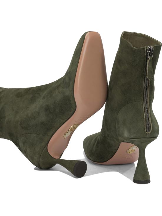 26FW 아쿠아주라 부츠 AREMIDB0SUEHNG Green - AQUAZZURA