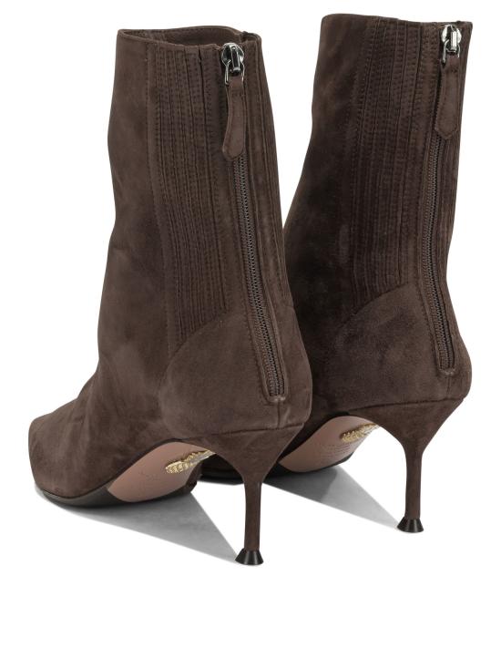 26FW 아쿠아주라 부츠 SAHMIDB0SUEESP Brown - AQUAZZURA