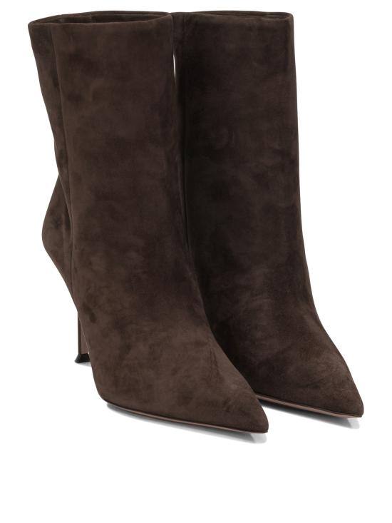 26FW 아쿠아주라 부츠 HRPMIDB0SUEESP Brown - AQUAZZURA