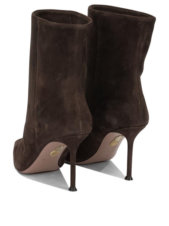 26FW 아쿠아주라 부츠 HRPMIDB0SUEESP Brown - AQUAZZURA