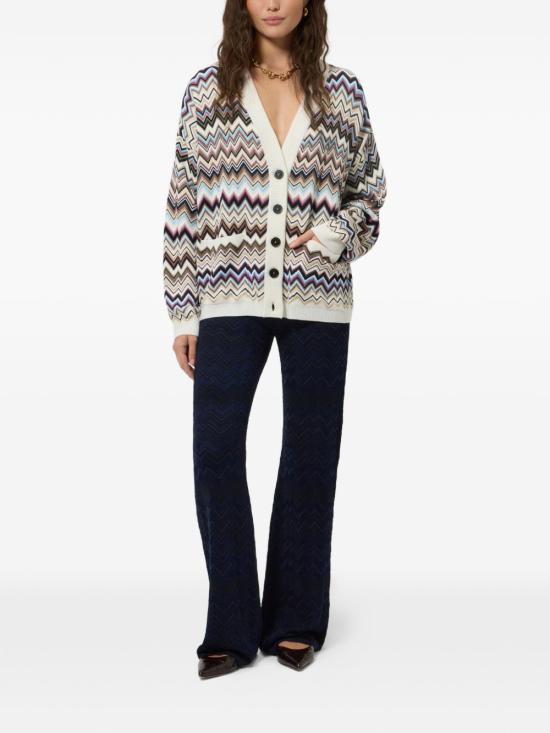 26FW 미소니 가디건 DS26WM0Q BK01KOSMSPL NAVY - MISSONI