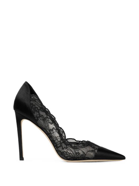 26FW 지미추 힐/펌프스 BRIGITTE100 WANBLACK BLACK