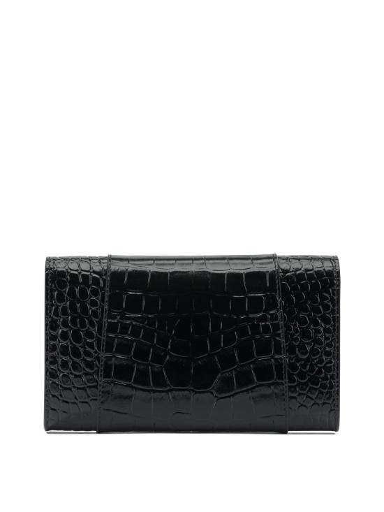 26FW 발렌시아가 아워글래스 월렛 온 체 8463432ABLU1000 Black - BALENCIAGA