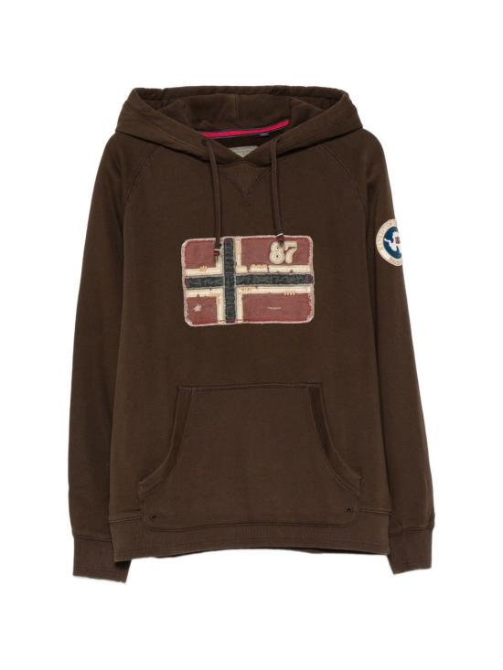 26FW 나파피리 긴팔 티셔츠 NP0A8BBQ WT31 BROWN MIX BEIGE