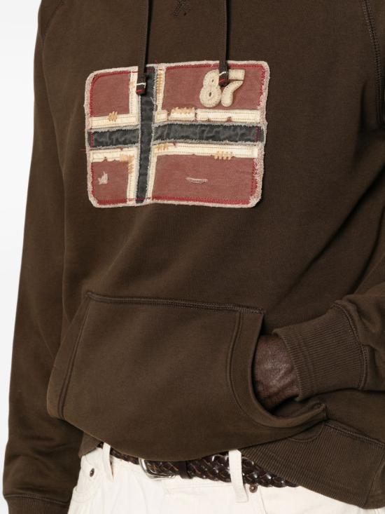 26FW 나파피리 긴팔 티셔츠 NP0A8BBQ WT31 BROWN MIX BEIGE - NAPAPIJRI