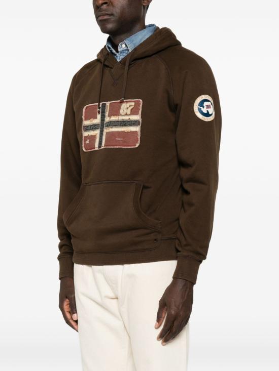 26FW 나파피리 긴팔 티셔츠 NP0A8BBQ WT31 BROWN MIX BEIGE - NAPAPIJRI