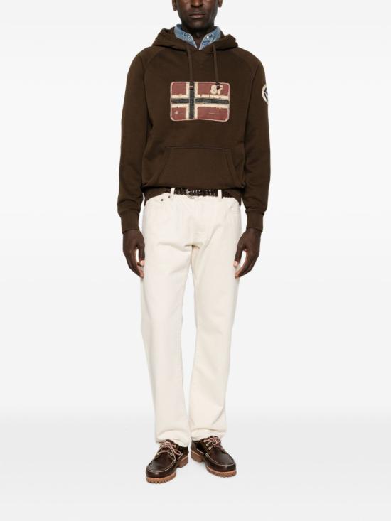 26FW 나파피리 긴팔 티셔츠 NP0A8BBQ WT31 BROWN MIX BEIGE - NAPAPIJRI