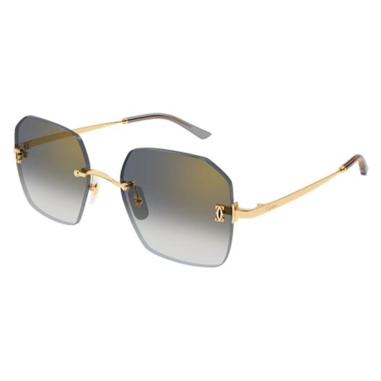 26SS 까르띠에 선글라스 CT0591S 001 55 GOLD - CARTIER