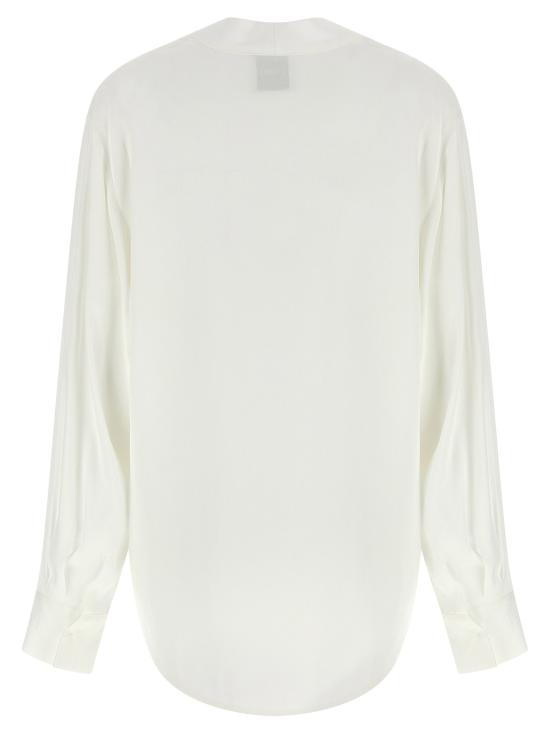  누드 블라우스 LD1103W2625101 WHITE - NUDE