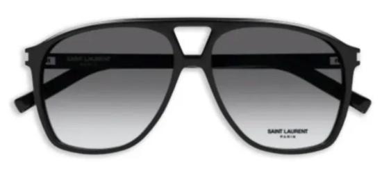  생로랑 선글라스 SL596DUNE 006 BLACK BLACK GREY 58