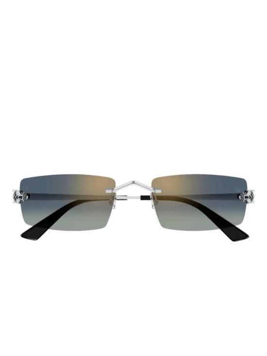 26SS 까르띠에 선글라스 CT0598S 003 SILVER SILVER BLUE 55