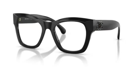 26SS 샤넬 안경 CH3498 C622 50 BLACK - CHANEL