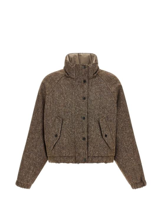 26FW 브루넬로 쿠치넬리 패딩 MD0023657 C002 BROWN - BRUNELLO CUCINELLI