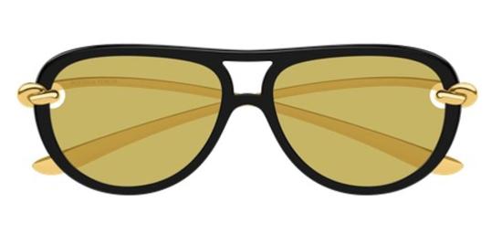 25FW 보테가베네타 선글라스 BV1418S 001 BLACK YELLOW 58
