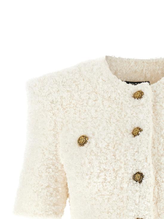  발망 가디건 LDGF0KL290KJ890KA CREAM - BALMAIN