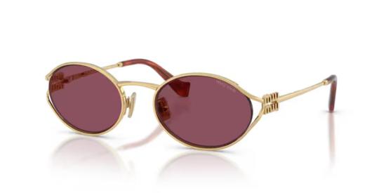 26SS 미우미우 선글라스 MU52YS 54K20Y Ruby Lenses GOLD - MIU MIU