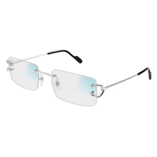 26SS 까르띠에 선글라스 CT0488S 001 56 WHITE - CARTIER