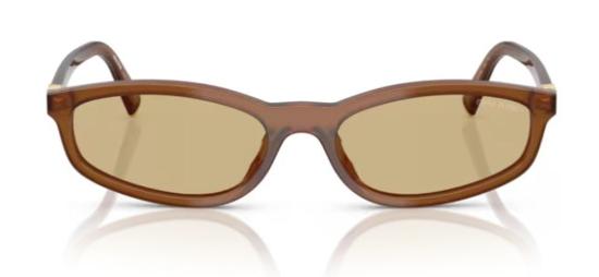 26FW 미우미우 타원형 프레임 선글라스 MUA06S22I10R BROWN