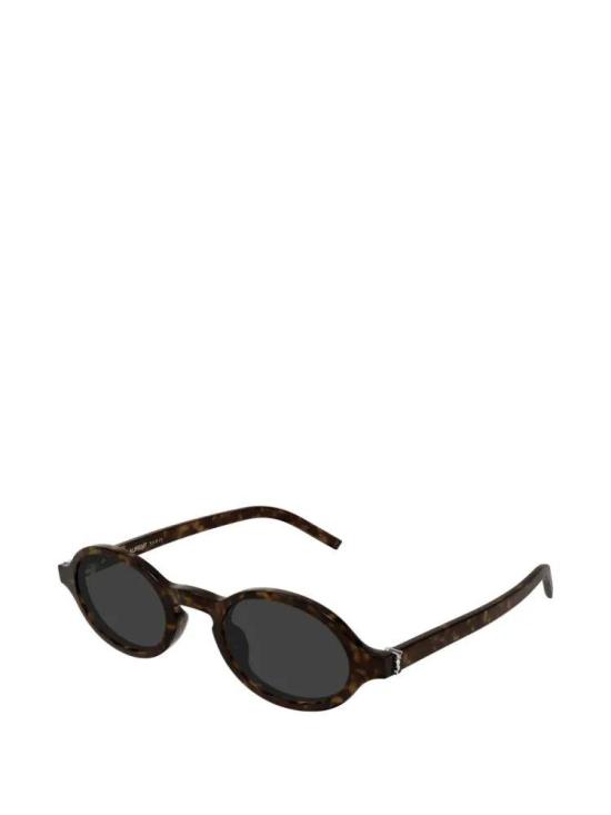 26SS 생로랑 선글라스 SLM161 002 HAVANA HAVANA GREY 48 BROWN - SAINT LAURENT