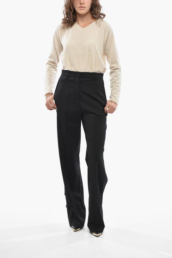  자크뮈스 스트레이트 팬츠 22H223PA021 1075 990 26 Black - JACQUEMUS