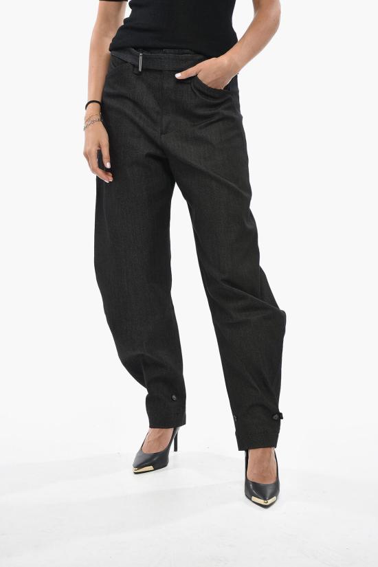  슈퍼 블론드 데님 팬츠 TROUSERDNMNER Black