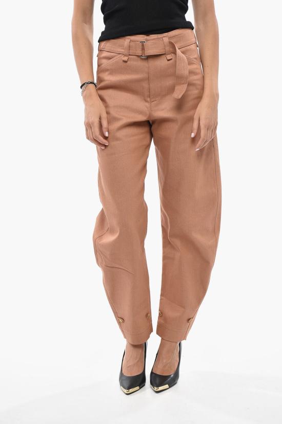  슈퍼 블론드 스트레이트 팬츠 TROUSERDNMRUG Brown