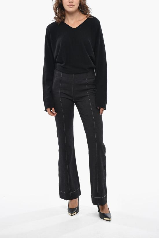  가니 스트레이트 팬츠 F7358 0 BLACK 26 Blue - GANNI