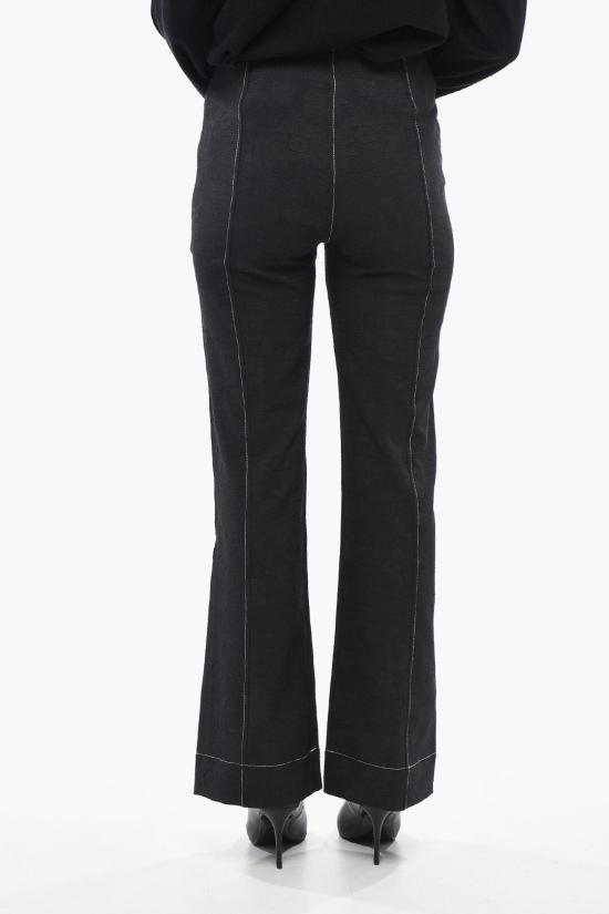  가니 스트레이트 팬츠 F7358 0 BLACK 26 Blue - GANNI