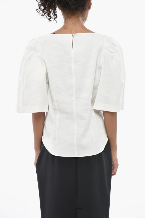  이자벨마랑 블라우스 23AHT0236FB A3J39I 20WH 28 White - ISABEL MARANT