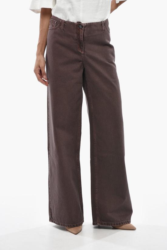  마그다뷰트림 데님 팬츠 305725 BROWN