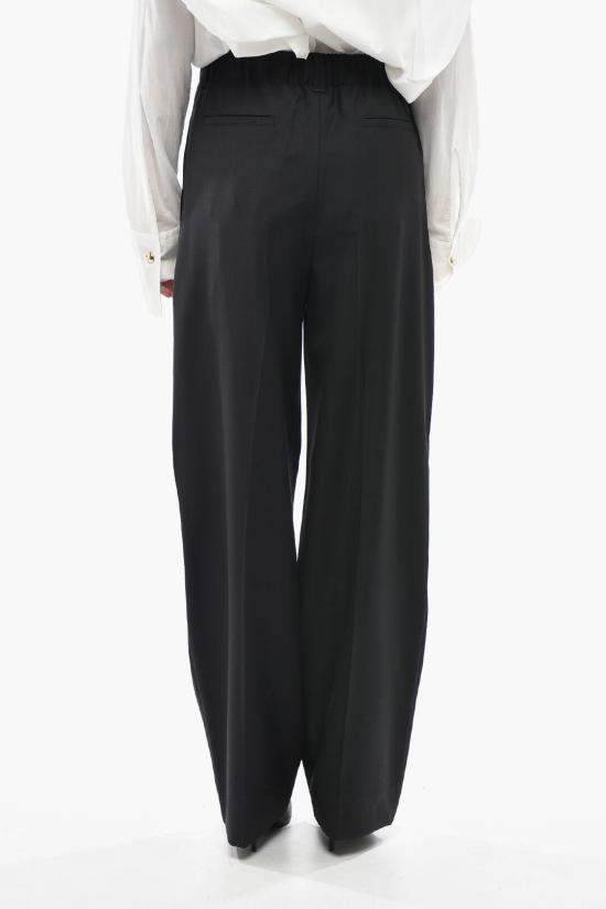  몽클레어 울 개버딘 테일러드 트라우저 2A00018598XP999 Black - MONCLER