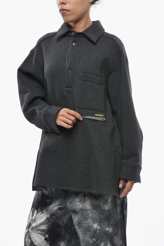  다크파크 긴팔 티셔츠 WJE23JSW030074GRM Gray