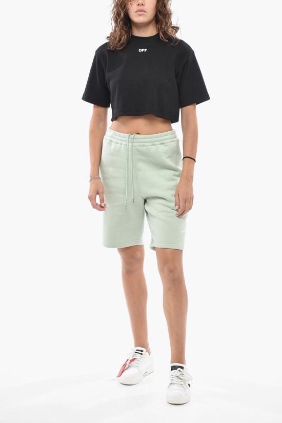  오프화이트 반팔 티셔츠 OWAA081F23JER0011001 Black - OFF WHITE