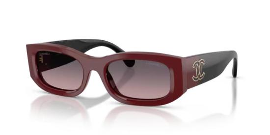 26SS 샤넬 선글라스 CH5525 1824S1 52 RED - CHANEL