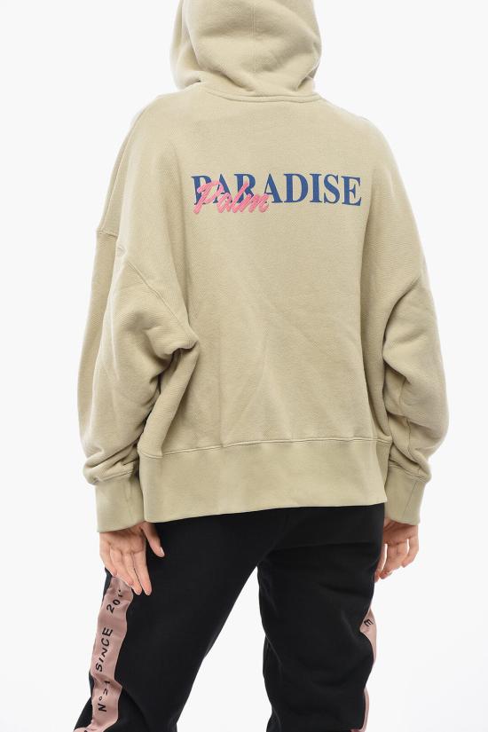  팜앤젤스 후드 티셔츠 PWBB023 S23FLE004 6110 27 Beige - PALM ANGELS