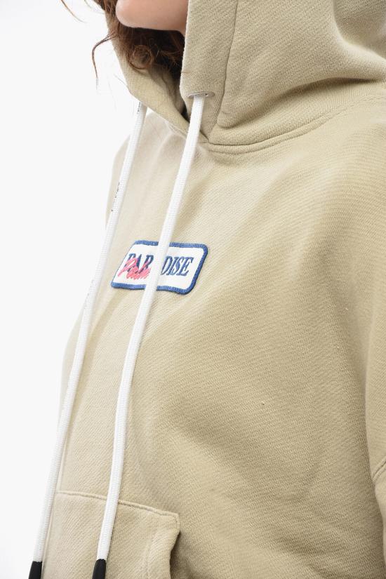  팜앤젤스 후드 티셔츠 PWBB023 S23FLE004 6110 27 Beige - PALM ANGELS